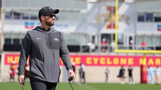 Jimmy Rogers walks on the field in his first Spring Showcase.