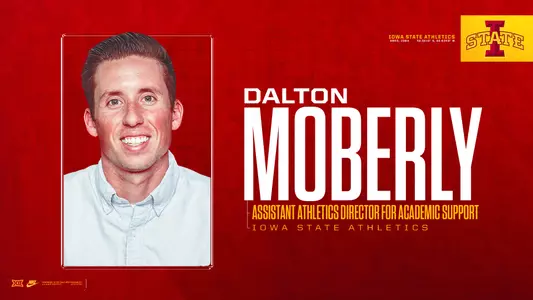 head shot of Dalton Moberly, who has been announced as assistant AD for academic services