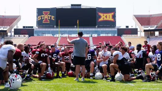 Cyclone Football Team Practice 2026