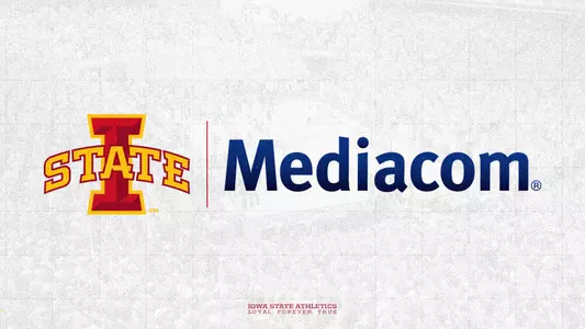 Iowa State logo and Mediacom logo