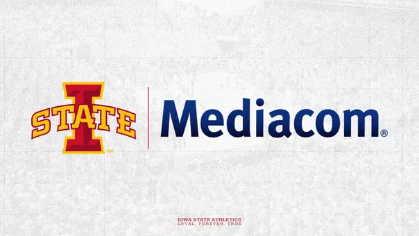 Iowa State logo and Mediacom logo