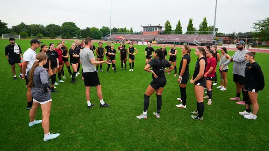 Soccer Practice Team Huddle 2026