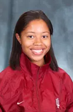 Sophomore Courtney Johnson won the 60-meter dash with a time of 8.81 at the Hoosier Open.