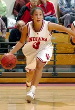 Junior Cyndi Valentin scored 18 points in a 65-44 loss to Penn State.
