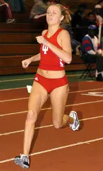 Freshman Nikki Peterson placed first in the women's 800-meters with a time of 2:17.24 at the Hoosier Classic.