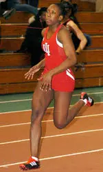 Zakiya Robinson will look to improve her solid freshman season at the Hoosier Relays.