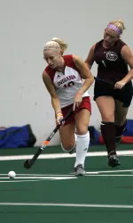 Senior Nikki Orciuch led the Hoosiers with one goal and one assist in the 3-2 victory over Louisville.