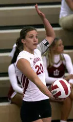 Gerling is 18th in the nation in aces per game.