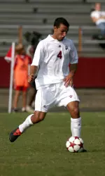 Junior back Jed Zayner scored his first career goal off a header in the first half against Ohio State.