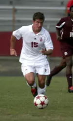 Sophomore midfielder Charley Traylor scored his first career goal in the second half against Notre Dame.