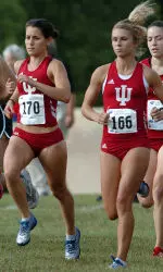 Seniors Kelly Siefker (left) and Larra Overton (right) lead the Hoosiers to the Big Ten Championships.