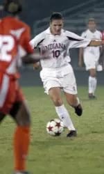 Senior Kristen Zmijewski notched the Hoosiers' tying goal in their 1-1 tie against Purdue.