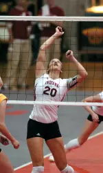 Gerling led IU with 10 kills.