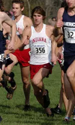 Senior All-American Sean Jefferson took 5th overall at the Big Ten Championships