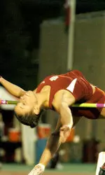 Jean Schaffer is a high jumper on the Indiana Track and Field Team.