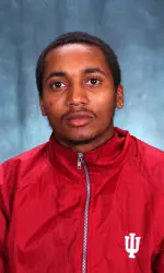Kiwan Lawson competes in the jump events for the Indiana track and field team.