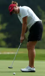 Senior Katie Carlson will look to lead the Hoosiers at the Shootout at the Legends on Oct. 10-11.
