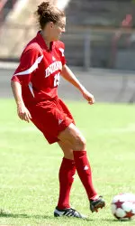 Senior Courtney O'Bryan scored her first goal of the season in the Hoosiers 3-2 loss to Ohio State.