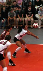 Ros led IU with a career-high 11 digs.