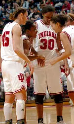 Memers of the Indiana women's basketball team will visit local businesses to promote the upcoming season.