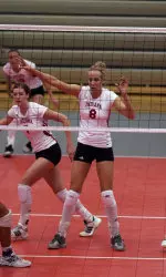 Eberle moved into a 10th-place tie on IU's career block assist list.