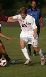 Junior forward Jacob Peterson bacame the fourth Hoosier to score two goals in a game at the Big Ten Tournament when he scored two first-half goals against Ohio State on Friday, Nov. 11.