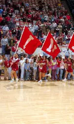 One lucky student will win two free airline tickets during Saturday's game against Baylor.