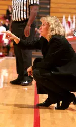 Head Coach Sharon Versyp is no stranger to opening the season against top-10 teams. Last season with Maine, she opened up with No. 3 LSU.