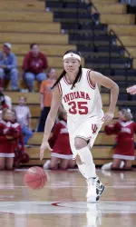 Freshman Kim Roberson and the Hoosiers are set to take on No. 5/6 Baylor on Saturday at 6 p.m.