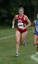 Junior Lindsay Hattendorf finished in 10th place at the Big Ten Championships, and then won Indiana's Sportsmanships award.