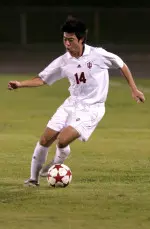 Freshman Lee Nguyen led the Hoosiers with four shots on the evening against Notre Dame.