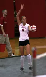 Eberly closes out her IU career this weekend.