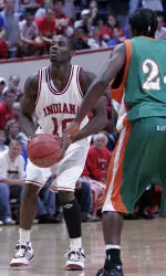 Junior guard Roderick Wilmont scored 15 points and pulled down a career-high nine rebounds in his first start of the season in a victory over Western Illinois.