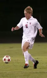 Freshman midfielder Brad Ring was named IU men's soccer's most improved player as voted on by his teammates.