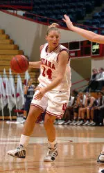 Senior Jenny DeMuth notched her 14th career double-double in IU's win over Iowa on Thursday night.