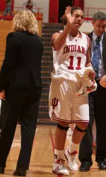 Freshman Whitney Thomas and the Hoosiers have little time to rest as they head to Louisville to take on the Cardinals on Sunday at 1 p.m.