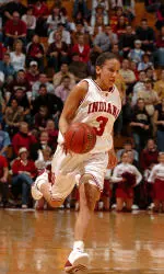 Junior guard Cyndi Valentin garnered Honorable Mention All-Big Ten honors for the second year in a row.