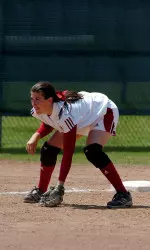Sophomore Rachel Terry and the rest of the Hoosiers finally get to play at the IU Softball Field.