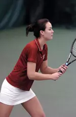 Laura McGaffigan pushed her overall singles record to 26-11 with a win at the Big Ten Championships.