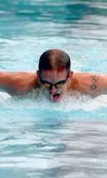 Walkotten posted a pair of top times in prelims.
