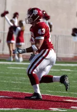 Kyle Killion hit the practice field for the third day of the Hoosiers' preseason camp.