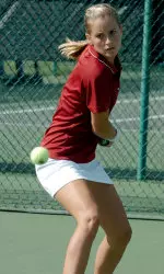Senior Dora Vastag, along with Sarah Batty, Pam Gesellchen, Stephanie Heller and Laura McGaffigan will compete in the 2005 ITA Summer National Championships in Bloomington.