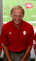 Don Fischer shares in Coach Hoeppner's excitment for the 2005 season.