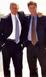 Ron Remak with Scott Dolson in Washington, D.C. with the National Champion men's soccer team.
