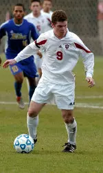 Senior Mike Ambersley scored the game-winner for the Hoosiers in the second half.