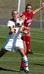 Sophomore Lindsay McCarthy and the Hoosiers travel to Missouri and Iowa State this weekend.