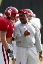 Assistant coach Troy Douglas and the rest of the Hoosier coaching staff hosted the first women's clinic under head coach Terry Hoeppner on Saturday.