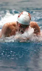 Swander took fourth out of prelims in the 100 LCM breast.