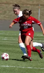 Senior midfielder Kristen Zmijewski leads all Hoosiers with two goals over the weekend, earning all-tournament honors in the process.