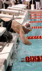 Sophomore Annica Lofstedt led off IU's 400 freestyle relay.